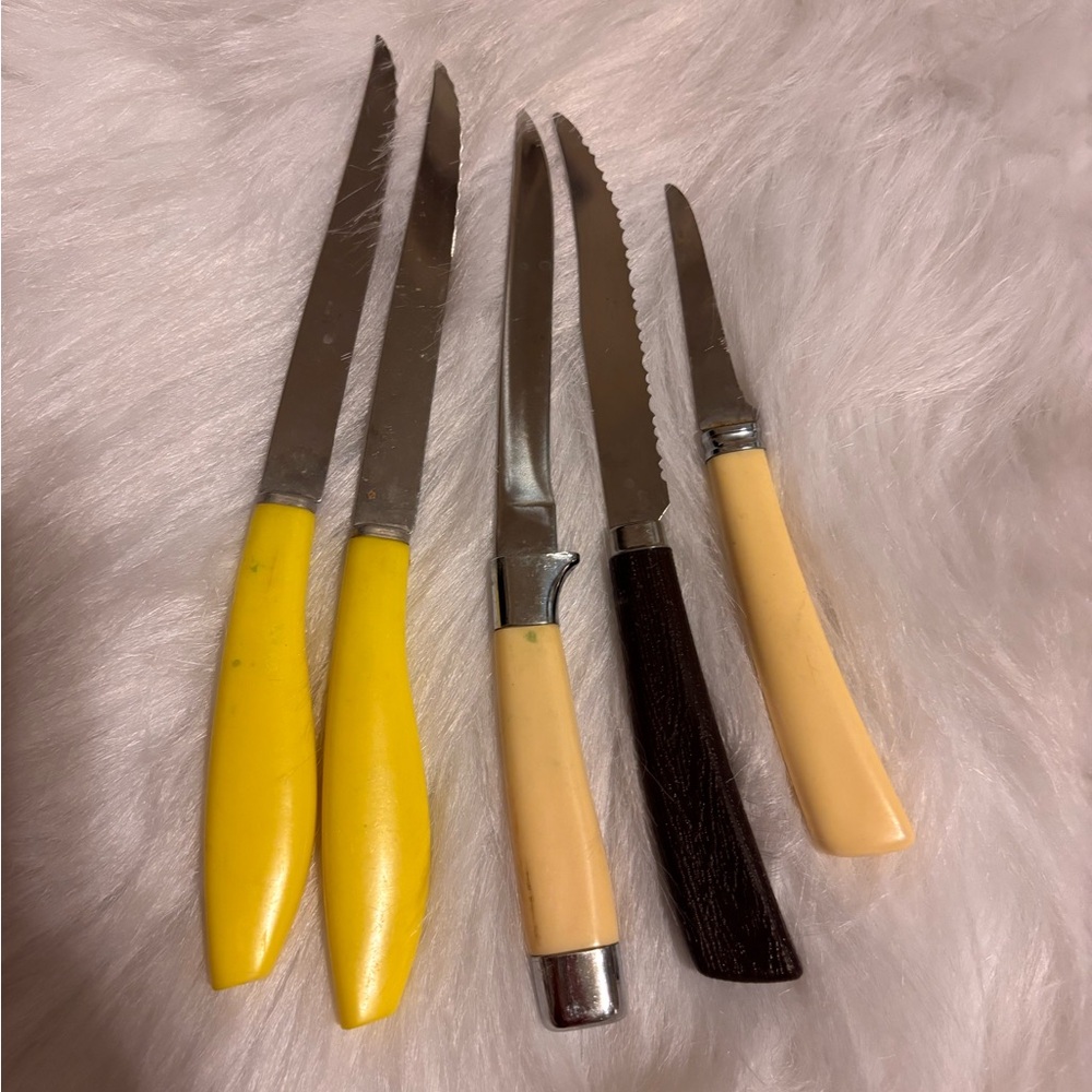 5 piece vintage knife lot bundle empire imperial quikut - Picture 2 of 3